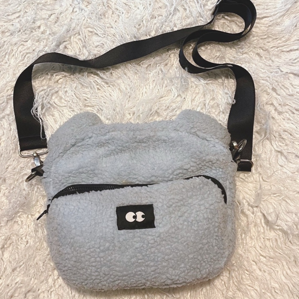 Lazy Oaf Blue Teddy Bag